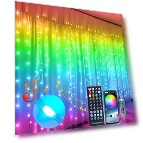 Smart Window Curtain Lights — String Lights, Super Dream Home