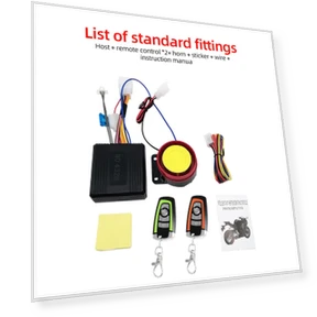 Universal Motorcycle Security Alarm System — Accessories, A Auto Parts Mall