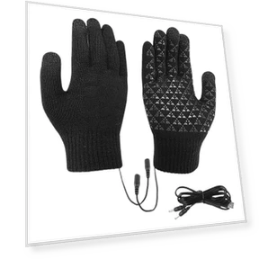 USB Heated Gloves — Gloves & Mittens, Rainbow Rain