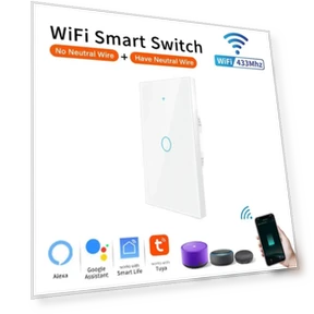 WiFi Smart Light Switch Panel — Dimmer Switches, Super Dream Home
