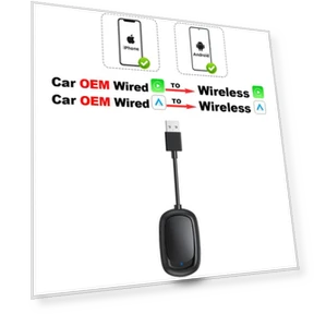 Wireless CarPlay and Android Auto Adapter — Car Accessories & Gadgets, Auto Launcher
