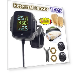 Wireless LCD TPMS for Motorcycle — TPMS Sensor Replacements, RuJia Home Decor