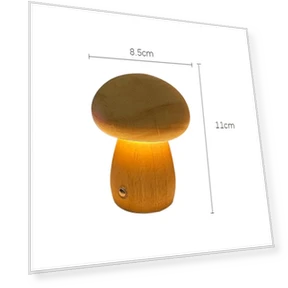 Wooden Mushroom Night Light — Night Lights, Build My Home