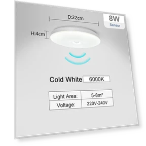 Automatic Touch Ceiling Light — Overhead Lighting, Rainbow Rain