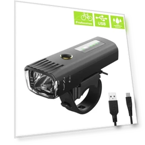Bright Front Bicycle Light — Bike Headlights, Stone Home