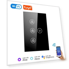 Ceiling Fan WiFi Switch Module — Ceiling Fan Wall Controls, Tuya Smart