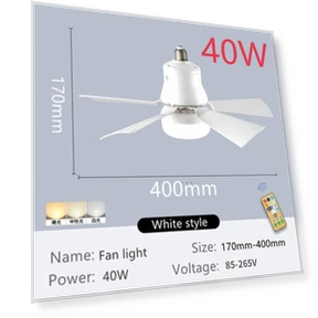 LED Ceiling Fan with Remote Control — Ceiling Fans, Rainbow Rain