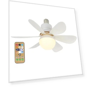 Modern Smart Wireless Ceiling Fan Light — Ceiling Fan Lighting Solutions, Rainbow Rain