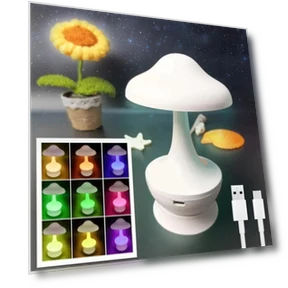 Mushroom-shaped Night Light — Night Lights, Build My Home