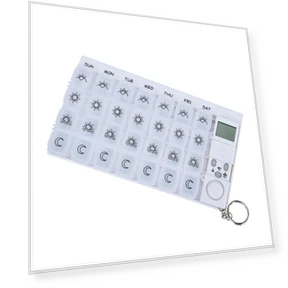 Portable Weekly Pill Organizer — Medication Accessories, AE Selection