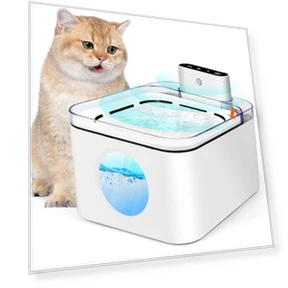 Rechargable Wireless Sensor Cat Drinking Water Fountain — Fountains, Good Household Items