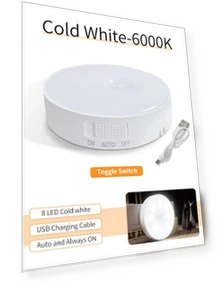 Rechargeable Motion Sensor Light — Night Lights, Build My Home