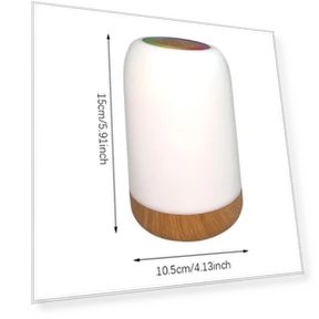 RGB Adjustable Color LED Touch Lamp — Night Lights, Rainbow Rain