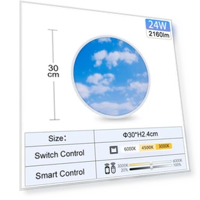 Sky Smart Lamps LED Ceiling Light — Overhead Lighting, Rainbow Rain