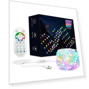 Smart Christmas Lights — String Lights, Rainbow Rain