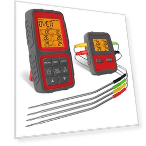 Smart Food Meat Thermometer Digital Wireless with Dual Probes — Thermometers, Build My Home
