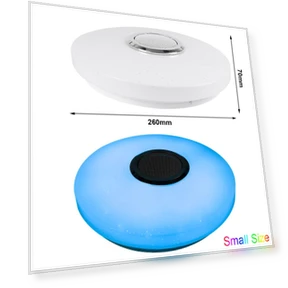 Smart LED Ceiling Light with Bluetooth Speaker — Overhead Lighting, Build My Home