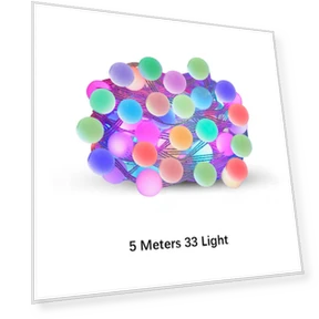 Smart LED String Lights — String Lights, Rainbow Rain