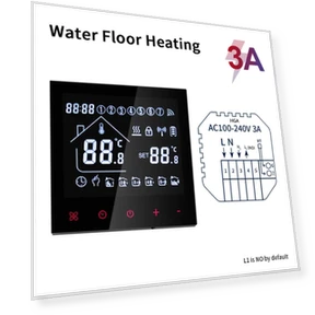 Smart Thermostat LCD Display Touch Screen — Home Climate Control, Good Household Items