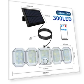 Solar-Powered Wall Light — Outdoor Security & Flood Lighting, Build My Home