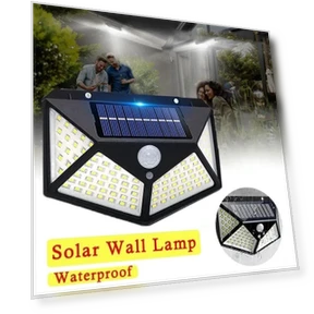 Solar Wall Lamp — Garden Illumination, Build My Home