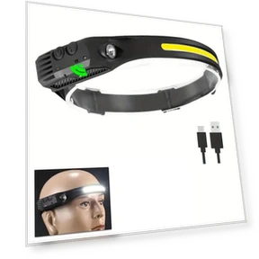 USB Rechargeable LED Headlamp with Sensor — Flashlights, HIMO Group