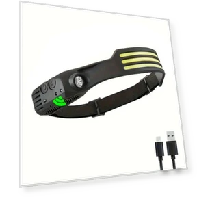 USB Rechargeable LED Headlamp — Flashlights, Cozy Cottage-Relax