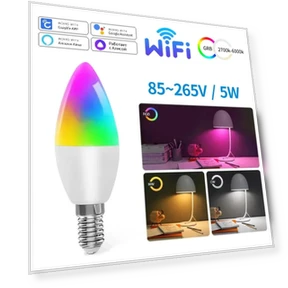 WiFi Smart LED E14 Bulb RGB — LED, Rainbow Rain
