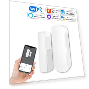 WiFi Zigbee Door Window Magnetic Sensor — Smart Home Security, Build My Home