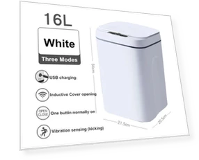 Automatic Touchless Smart Trash Bin — Kitchen Cans, Stone Home