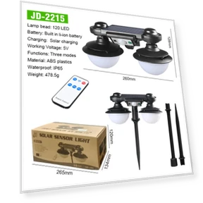 Double Head Solar Pendant Light Outdoor — Garden Illumination, Home Of Auto Parts