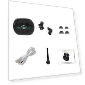 Elderly TWS Earbuds with Large Display — In-Ear Headphones, A Auto Parts Mall