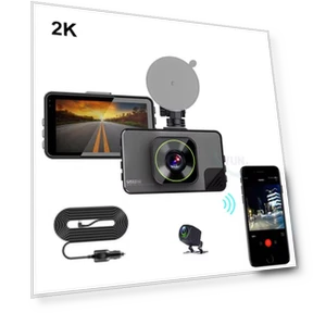 HD 2K 4K 3-inch IPS Car Dash Cam — Dashboard Cameras, JOHO - CarGear