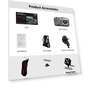 IPS Touchscreen Dash Cam — Dashboard Cameras, JOHO