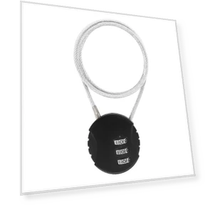 Motorcycle Helmet Lock — Luggage Locks, JOHO
