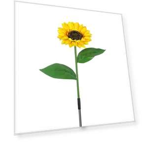 Outdoor Solar Lamp with Sunflowers — Outdoor Floor Lighting, Happy Home Mall
