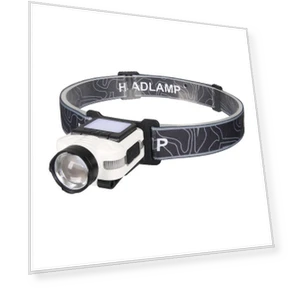 Rechargeable LED Headlamp with Digital Display — Flashlights, Cozy Cottage-Relax