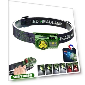 Rechargeable Touch Headlamp — Flashlights, HIMO Group