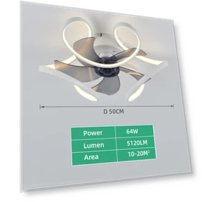 Smart Ceiling Fan with Light — Ceiling Fans, Luminaire Lighting Mall