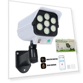 Solar-Powered LED Wall Lights — Outdoor Security & Flood Lighting, KITCHEN-MALL