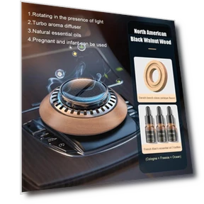 Solar Turbine Smart Automatic Aromatherapy Car Air Freshener — Car Air Fresheners, JOHO - CarGear