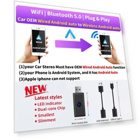 USB to Wireless Android Auto Adapter — Phone Accessories, JOHO