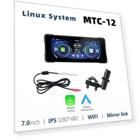 Wireless CarPlay Motorcycle GPS Navigation System — Navigation & GPS Accessories, A Auto Parts Mall