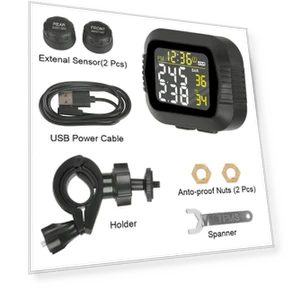 Wireless TPMS Temperature Alarm with LCD Display — TPMS Sensor Replacements, IKEA Supermarket
