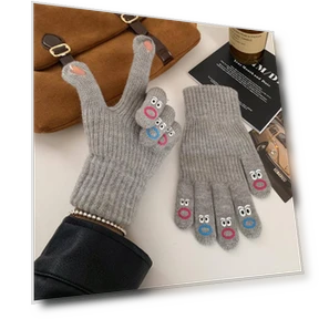 Woolen Touchscreen Fingerless Gloves — Gloves, Outdoor Boutique TOP
