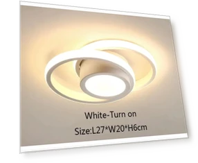 Acrylic LED Square Ceiling Light — Overhead Lighting, Comfort Homeware