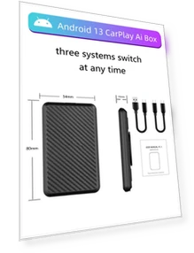 Android 13 CarPlay Ai Box — USB, JOHO - CarGear