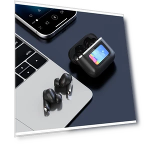 Bluetooth Headset with Active Noise Cancellation — Headsets, QUEED