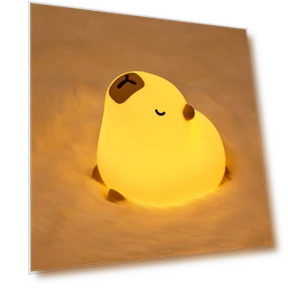 Cute Capybara Rechargeable Night Light — Night Lights, Exquisite goods home furnishing