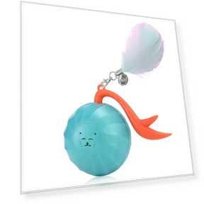 Interactive Cat Toy with Feathers — Cat Playthings, Build My Home